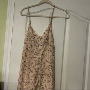 Lucca Floral Spaghetti Strap Dress midi